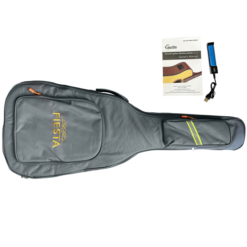 FIESTA KANTA TRANSACOUSTIC BK Акустична гітара