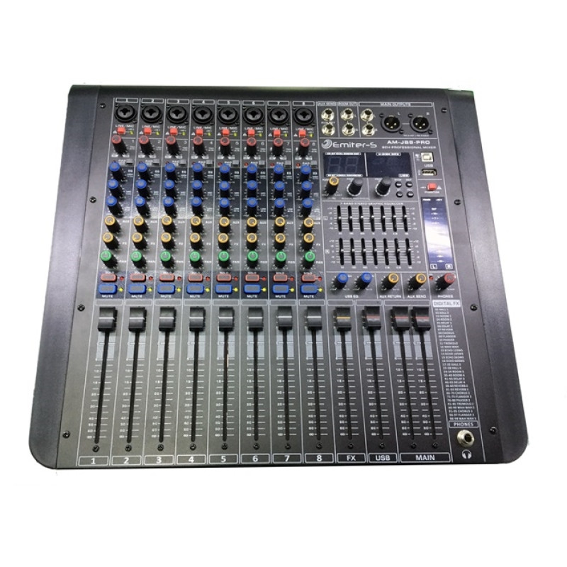 Микшерный пульт Emiter-S AM-JB8-PRO, 40Вт