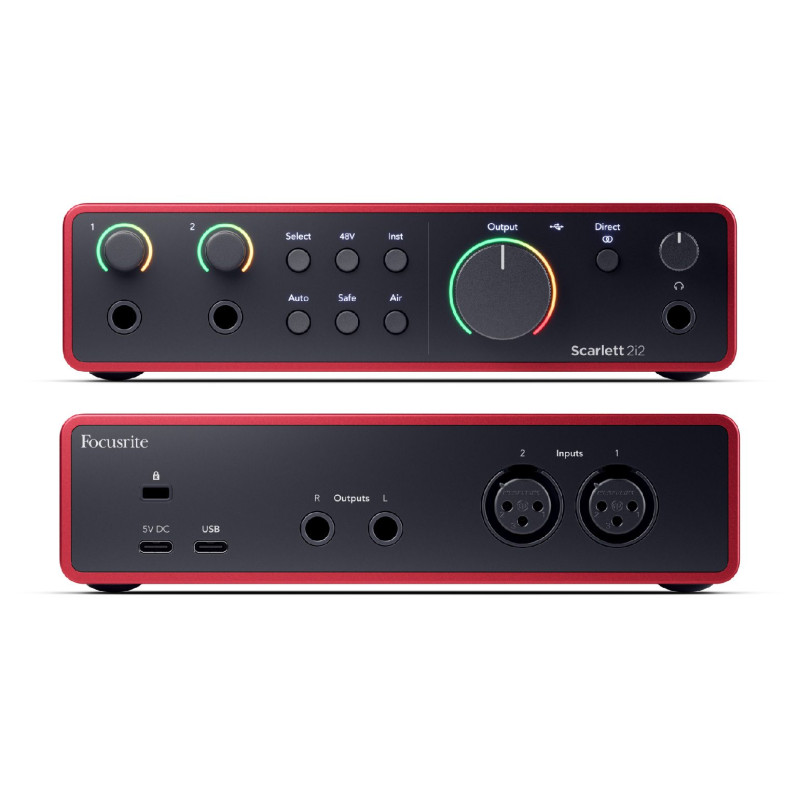 FOCUSRITE Scarlett 2i2 4th Gen Аудіоінтерфейс