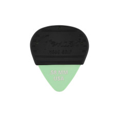 FENDER MOJO GRIP DURA-TONE 0.58 DELRIN PICKS - 3 PACK SURF GREEN Набір медіаторів