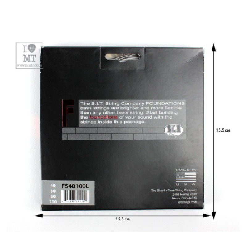 Струни для бас-гітар SIT STRINGS FS40100L