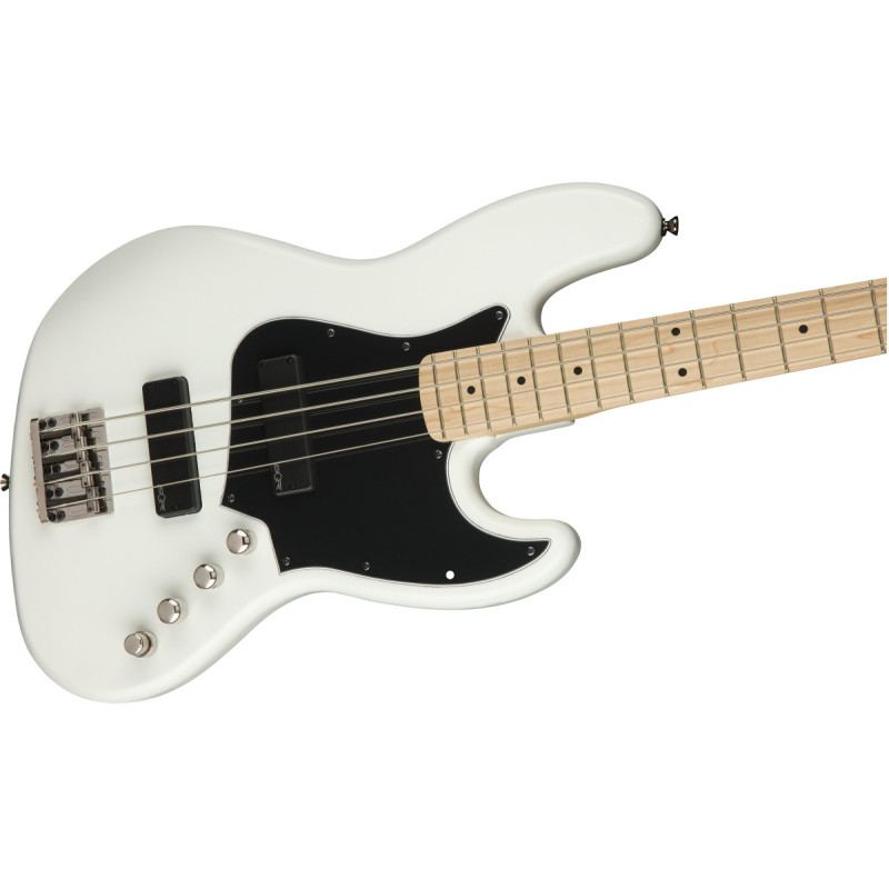 SQUIER by FENDER CONTEMPORARY ACTIVE J-BASS HH MN FLAT WHITE Бас-гитара
