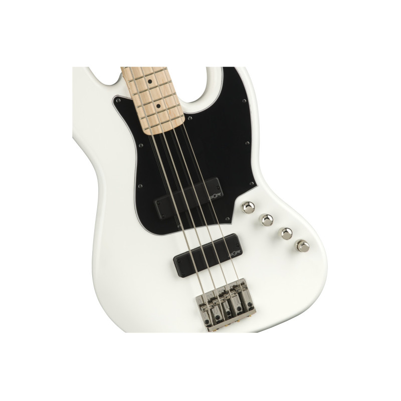 SQUIER by FENDER CONTEMPORARY ACTIVE J-BASS HH MN FLAT WHITE Бас-гитара
