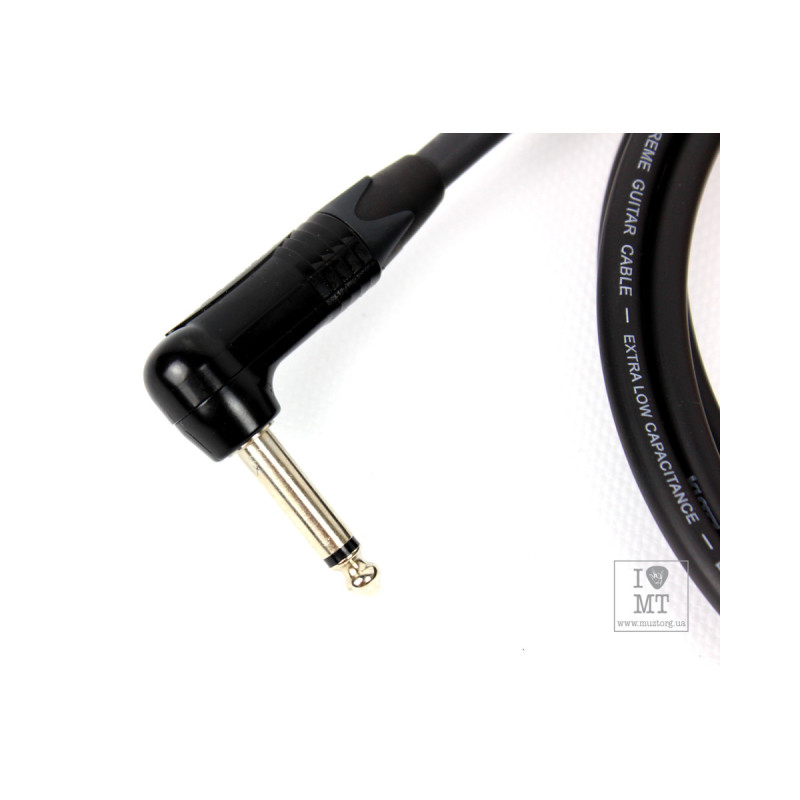 KLOTZ LAGRANGE INSTRUMENT CABLE BLACK ANGLED 3 M Кабель инструментальный