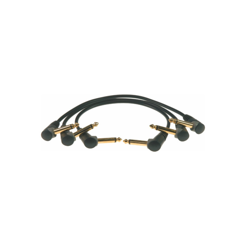 KLOTZ ENTRY LEVEL PEDAL PATCHER 15 CM ANGLED Кабель инструментальный