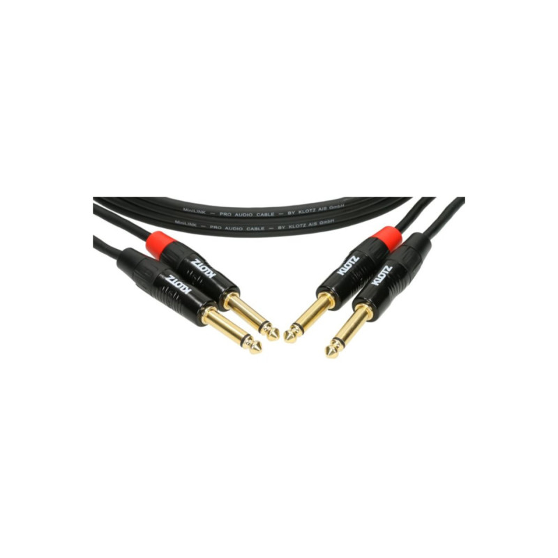 Кабель коммутационный KLOTZ KT-JJ150 MINILINK PRO STEREO TWIN CABLE 1.5 M