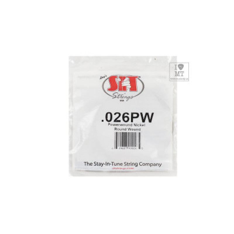 Струна для електрогітари SIT STRINGS 026PW