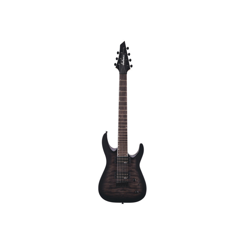 JACKSON JS22Q-7 DKA DINKY ARCH TOP HT TRANSPARENT BLACK BURST Електрогітара