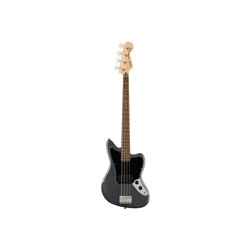 SQUIER by FENDER AFFINITY SERIES JAGUAR BASS LR CHARCOAL FROST METALLIC Бас-гітара