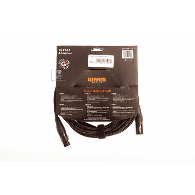 Кабель мікрофонний WARM AUDIO Prem-XLR-15'