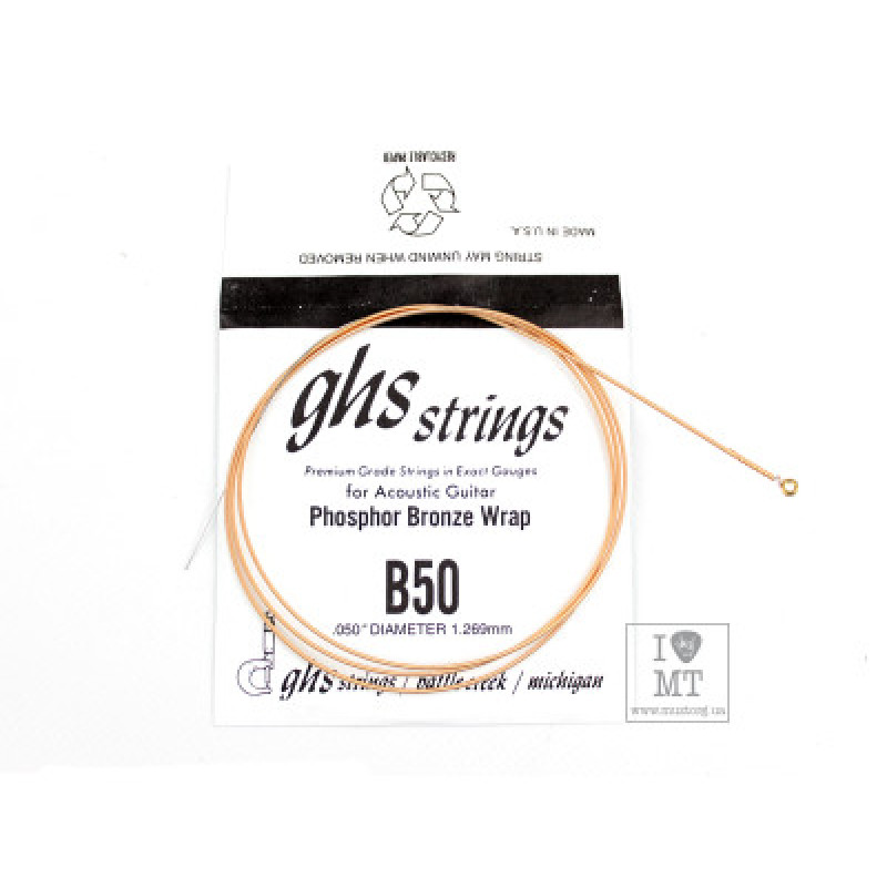 Струна для акустичної гітари GHS STRINGS B50