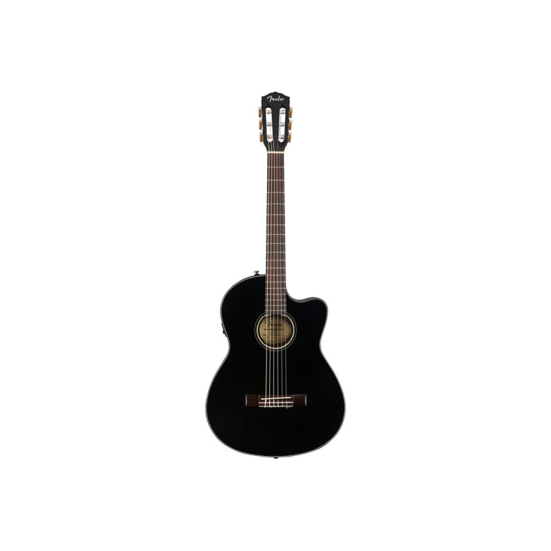 FENDER CN-140SCE WN BLACK Гітара класична