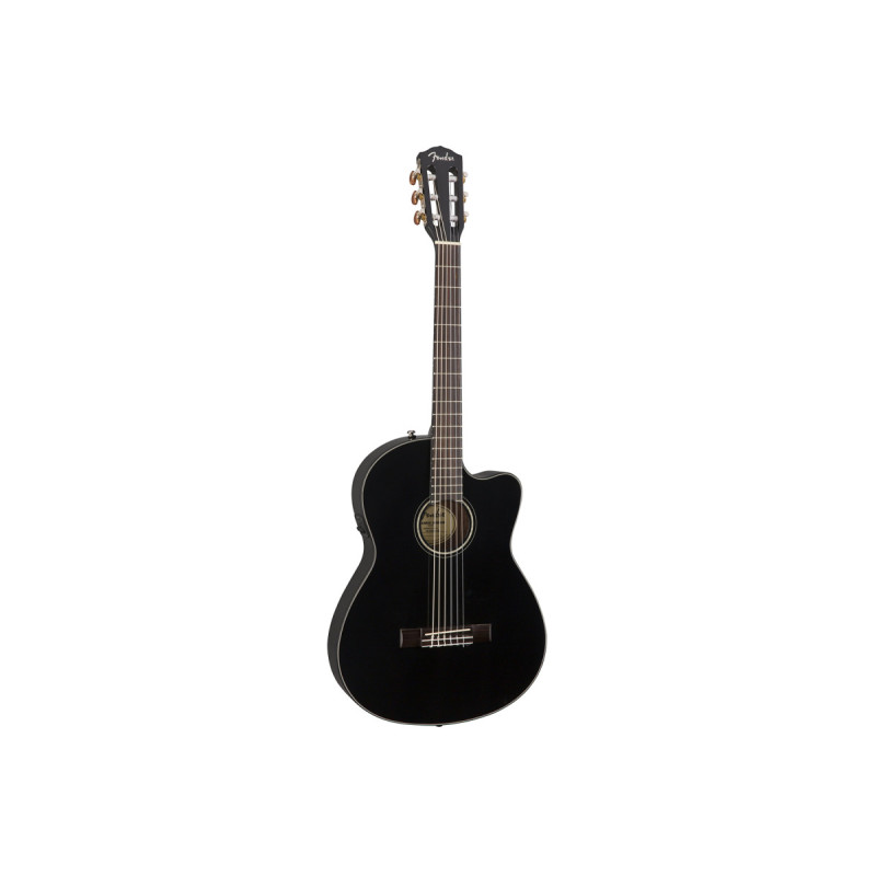 FENDER CN-140SCE WN BLACK Гітара класична