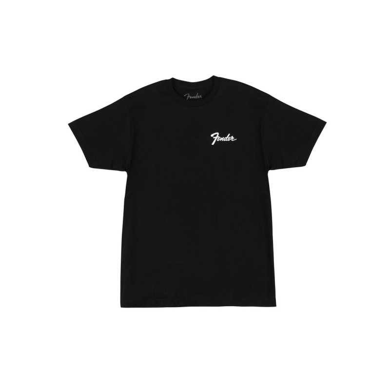 FENDER T-SHIRT TRANSITION LOGO ЧЕРНАЯ L Футболка