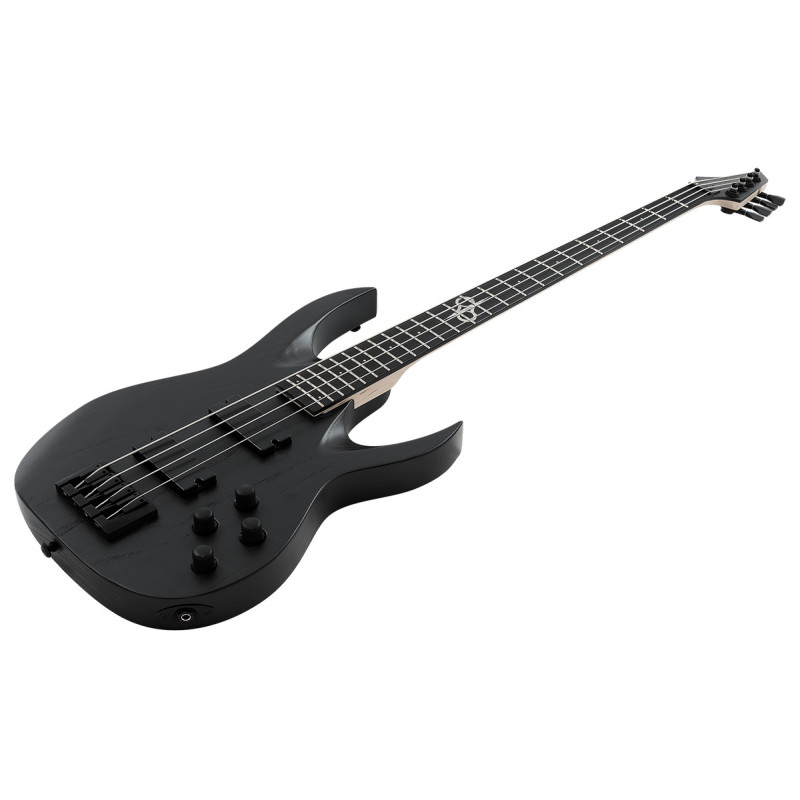 SOLAR GUITARS AB2.4BOP SK BLACK OPEN PORE MATTE Бас-гитара