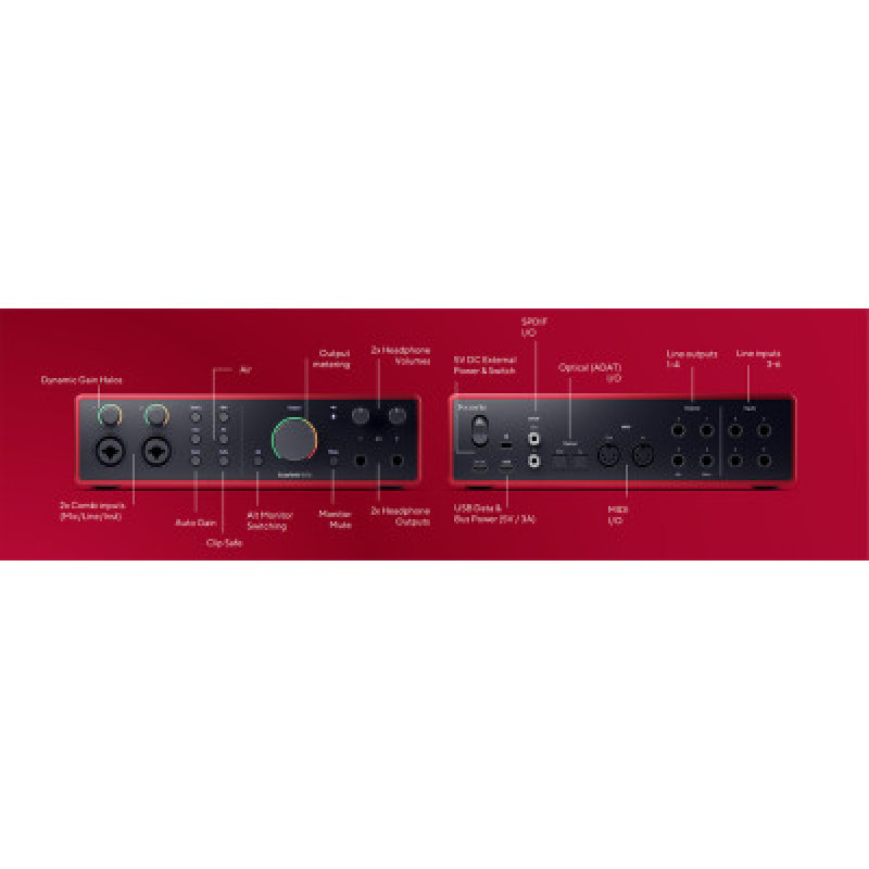 Аудіоінтерфейс FOCUSRITE Scarlett 16i16 4th Gen