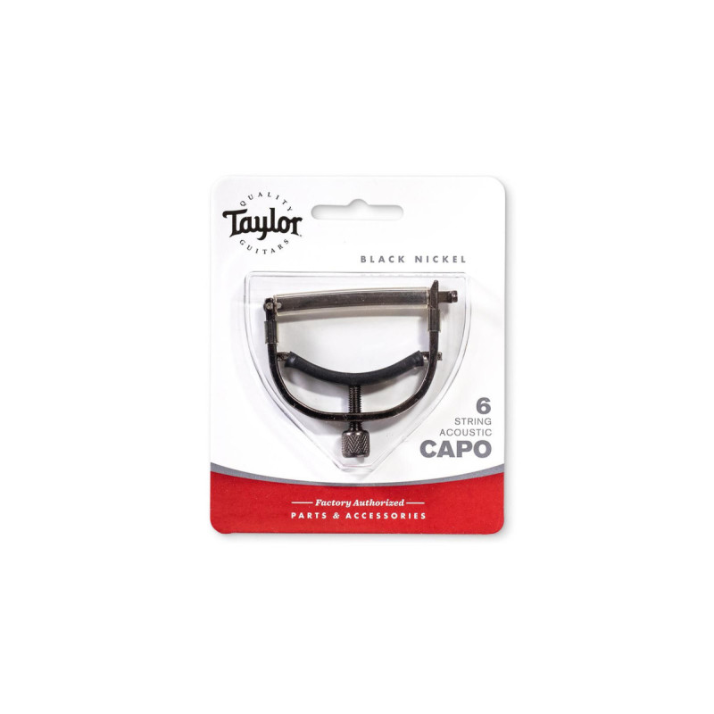 Каподастр TAYLOR GUITARS CAPO 6 STRING BLACK NICKEL