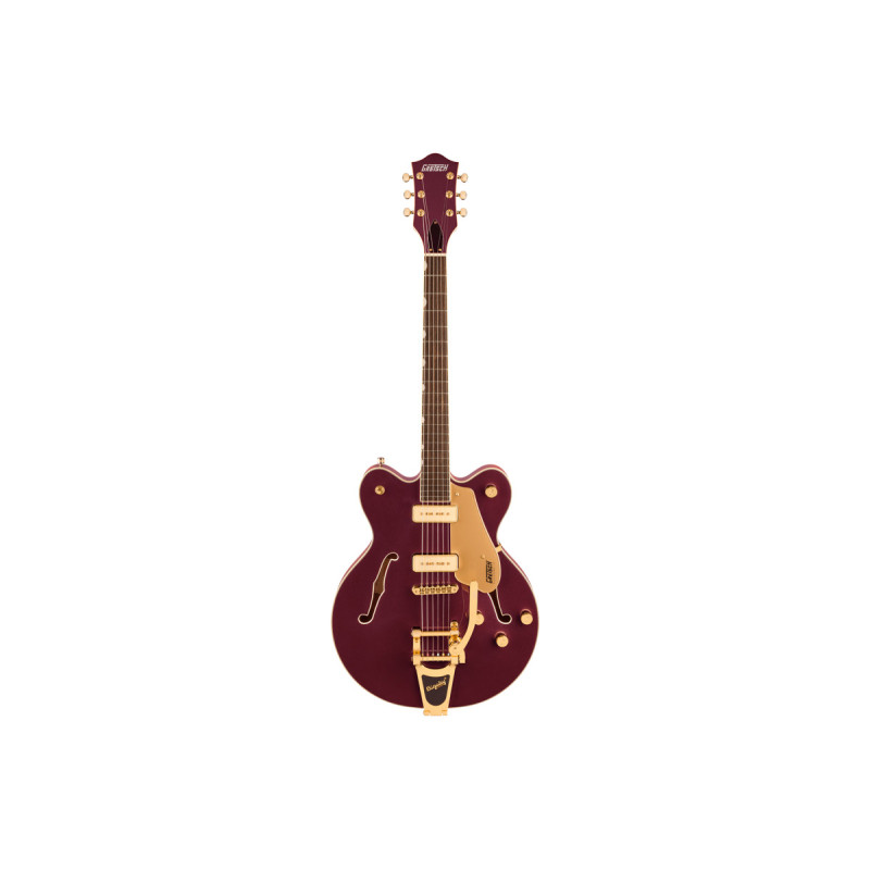 Гитара полуакустическая GRETSCH ELECTROMATIC PRISTINE LTD CENTER BLOCK DOUBLE-CUT WITH BIGSBY DARK CHERRY METALLIC