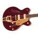 Гитара полуакустическая GRETSCH ELECTROMATIC PRISTINE LTD CENTER BLOCK DOUBLE-CUT WITH BIGSBY DARK CHERRY METALLIC