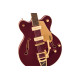 Гитара полуакустическая GRETSCH ELECTROMATIC PRISTINE LTD CENTER BLOCK DOUBLE-CUT WITH BIGSBY DARK CHERRY METALLIC