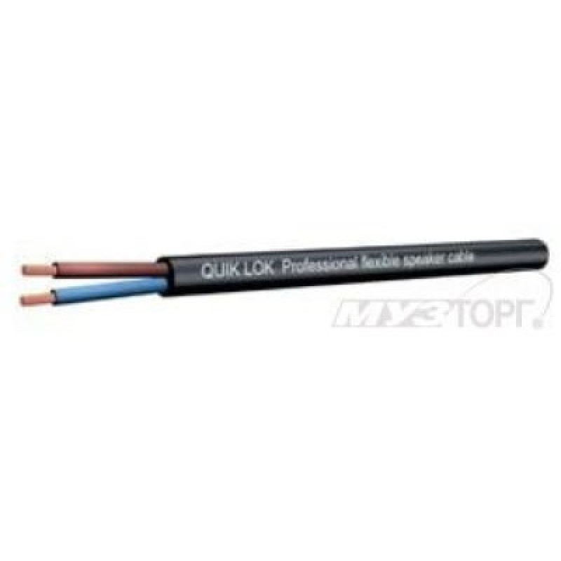 Кабель акустичний пометрово QUIK LOK CA822BK