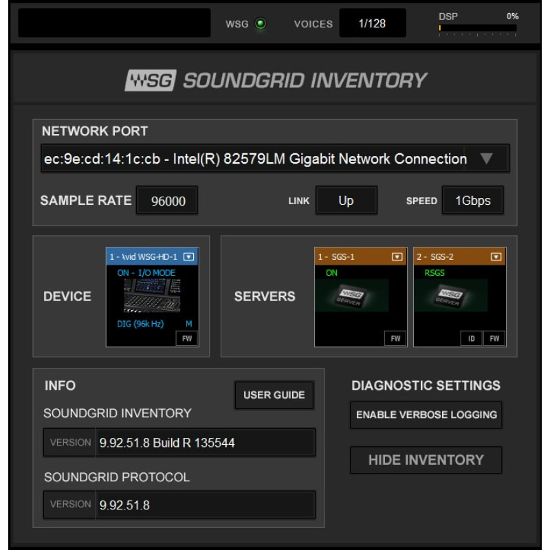 SoundGrid Rack для VENUE - підписка на 1 рік