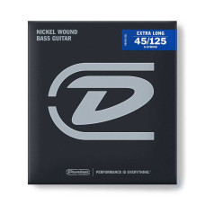 DUNLOP DBN45125XL NICKEL WOUND BASS EXTRA LONG SCALE 45-125 Струни для бас-гітари
