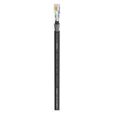 SOMMER CABLE 580-0201 Cat.6 SC-MERCATOR CAT.6 PUR SUPERFLEX; PUR; black, Ø 8,00 mm