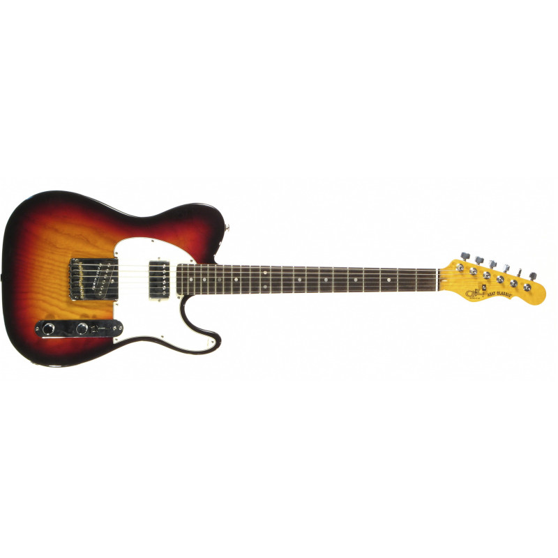 G&L ASAT CLASSIC Blues Boy (3 Tone Sunburst, ebony, 3-ply White). №CLF48480 Электрогитара