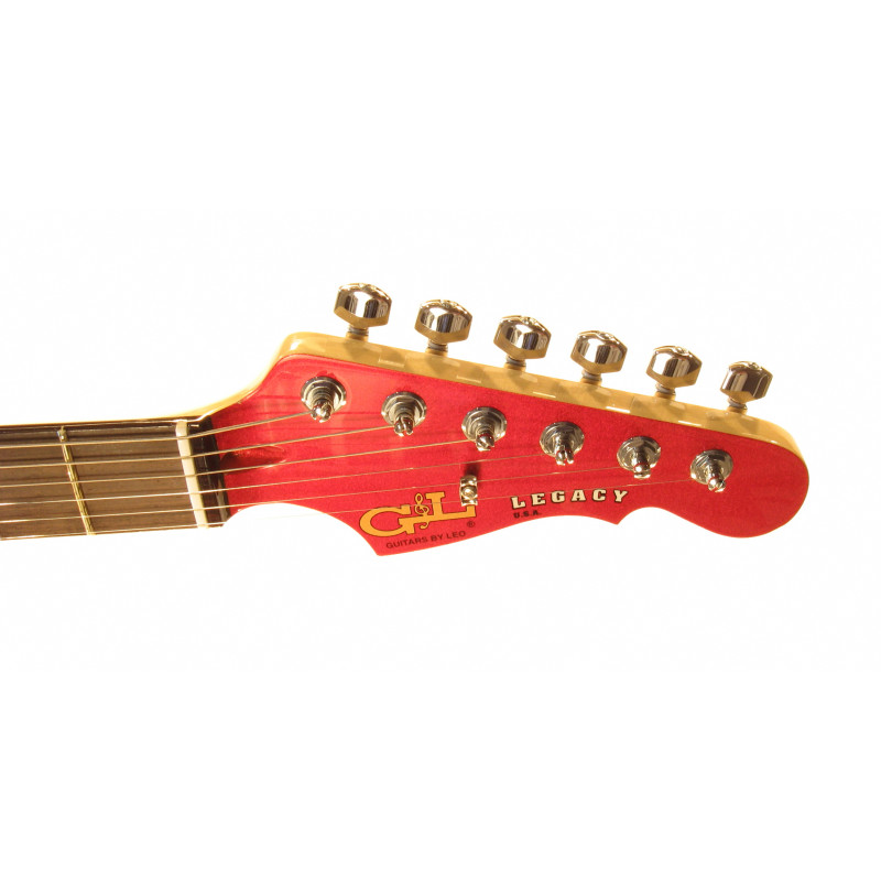 G&L LEGACY (Candy Apple Red, rosewood, 3-ply Tortoise Shell). №CLF50961 Электрогитара