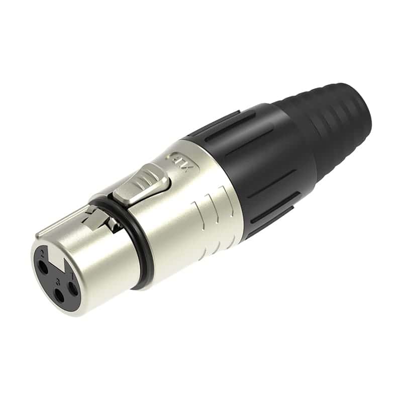 SEETRONIC SCSF3 Кабельний XLR роз'єм female 3-pin нікельований