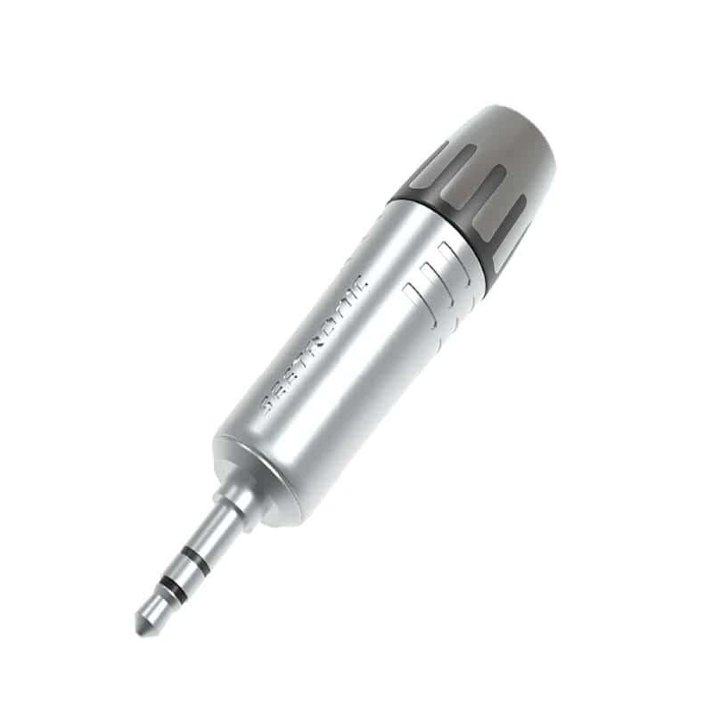 SEETRONIC MTP3C Тонкий стерео джек 3.5 мм позолочений чорний