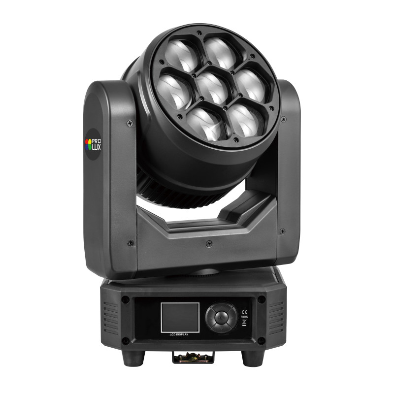 PRO LUX LED 740 BY LED рухома голова 7×40Вт Osram RGBW зум 8°-60°