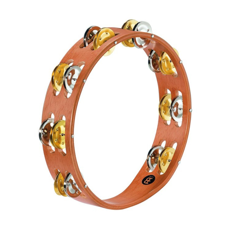 Тамбурин Meinl Wood TA2M-SNT Nickel Plated Steel / Solid Brass 10