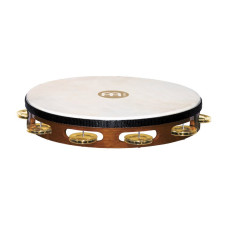 Тамбурин Meinl Headed Wood TAH1B-AB Goatskin, Solid Brass 10"
