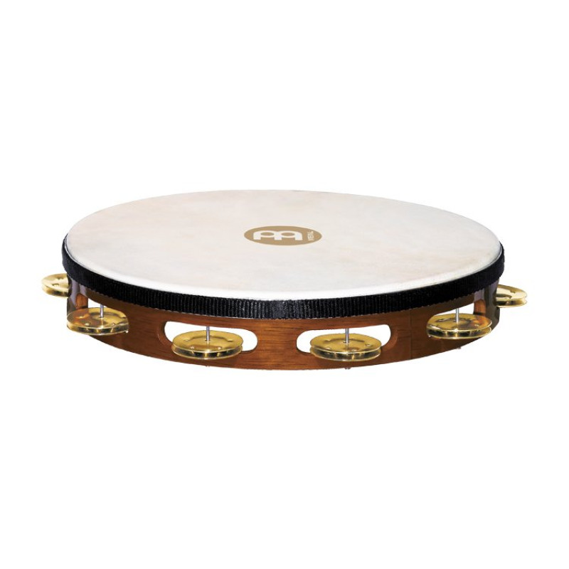 Тамбурин Meinl Headed Wood TAH1B-AB Goatskin, Solid Brass 10