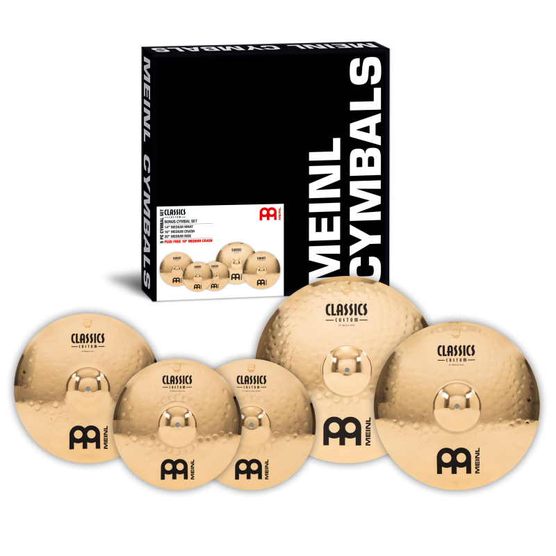 Комплект тарілок Meinl Classics Custom Brilliant CC14162018 (Medium: H14
