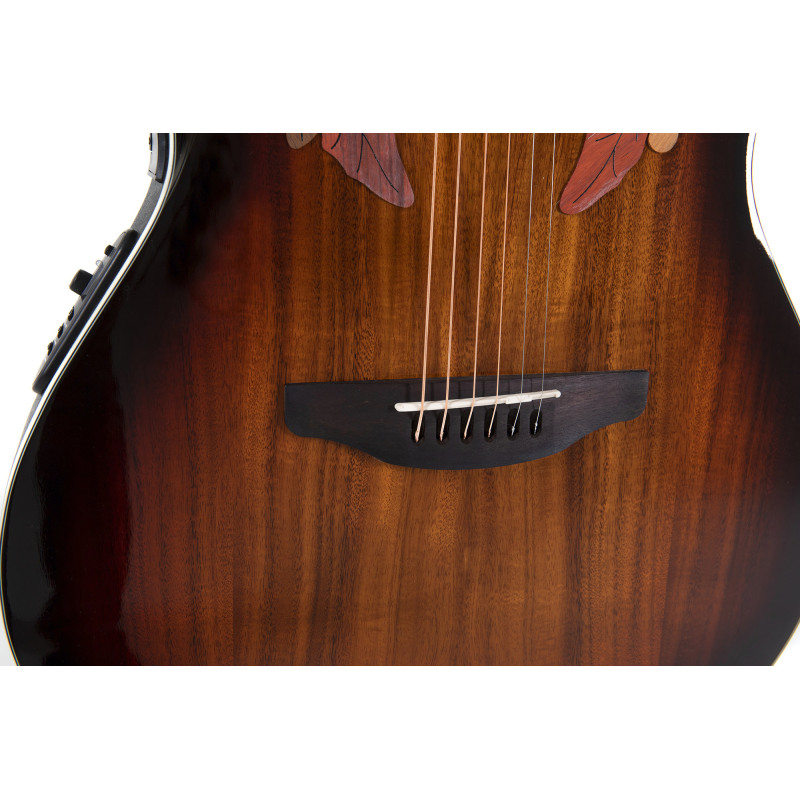 OVATION Celebrity Elite CE48P Super Shallow Cutaway Koa Burst Акустична гітара з датчиком