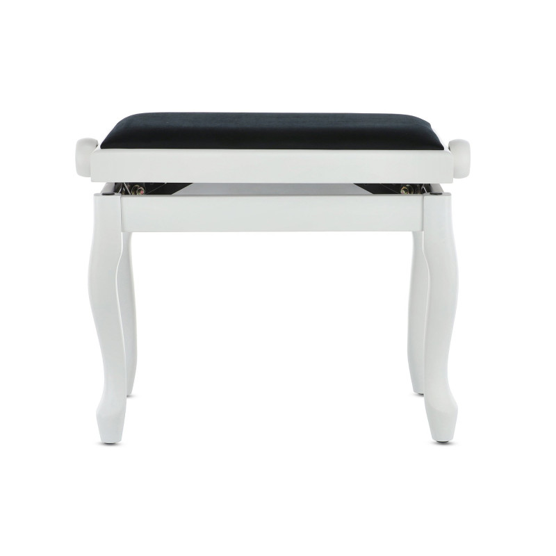 Банкетка для фортепіано GEWA Deluxe Classic White Matt