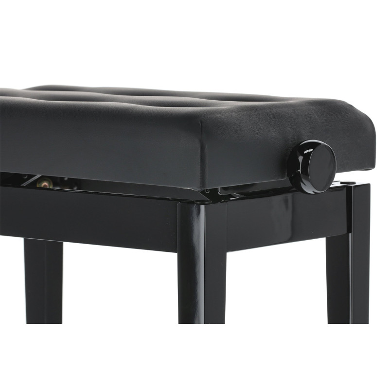 Банкетка для фортепіано GEWA Deluxe Leather Black High Gloss