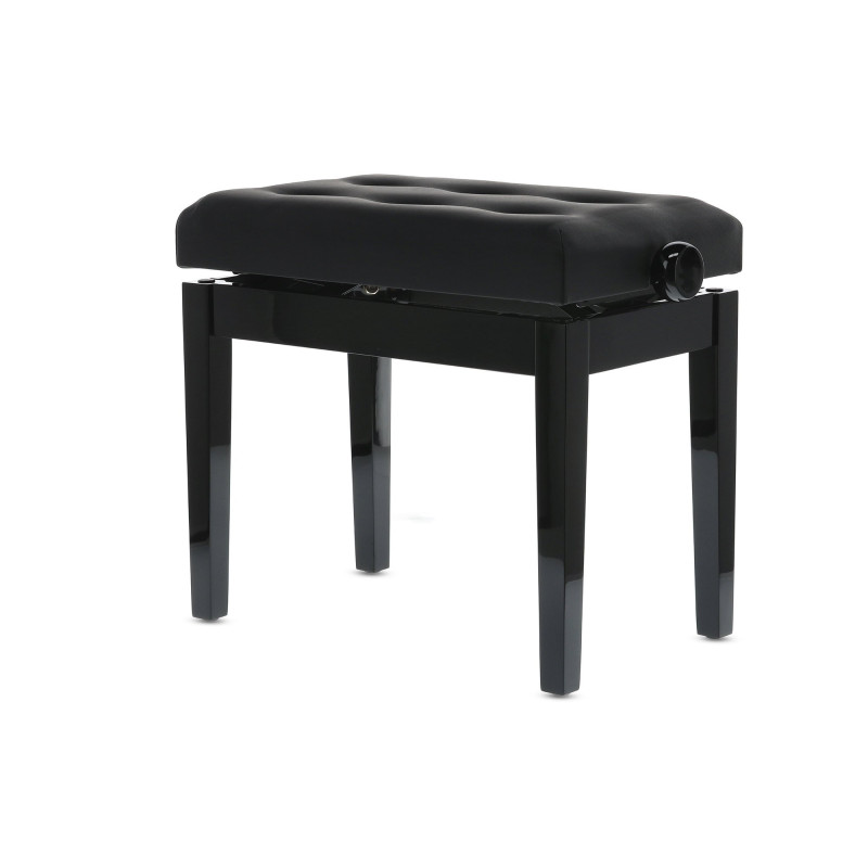 Банкетка для фортепіано GEWA Deluxe Leather Black High Gloss