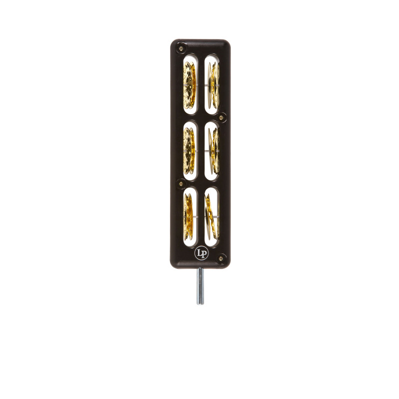 Тамбурин для педали бас-барабана Latin Percussion Jingle Kick LP182 Brass, black