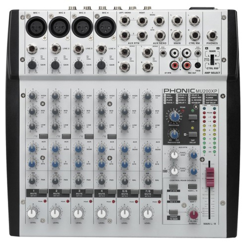 PHONIC MU 200XP Активный микшерный пульт