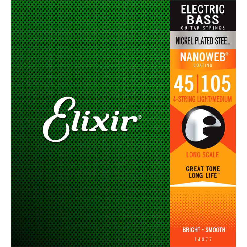 ELIXIR 14077 4S LM Струни для бас-гітари