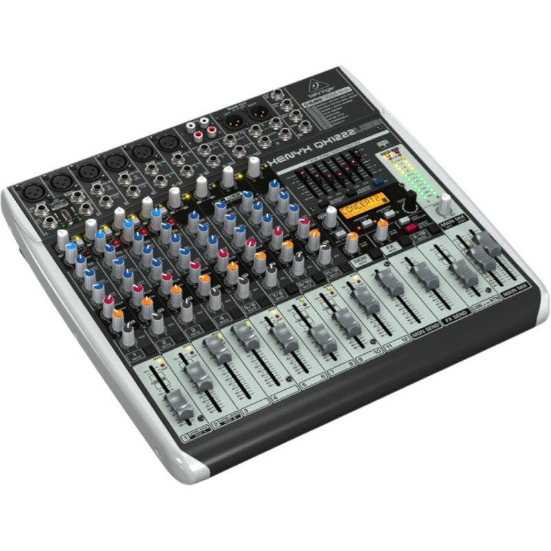 BEHRINGER XENYX QX1222USB Аналоговий мікшер 12-канальний з USB інтерфейсом