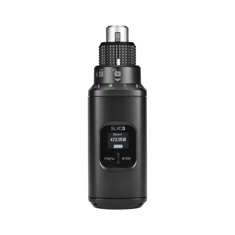 SHURE SLXD3=-H56 Цифровий Plug-On передавач XLR H56 (518-562 МГц)