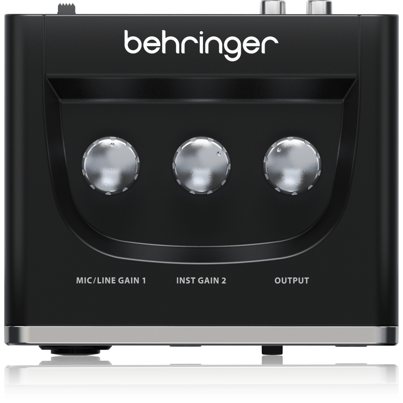BEHRINGER UM2 Компактний USB аудіоінтерфейс 2x2 з мікрофонним передусилювачем