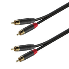 Готовый соединительный аудиокабель Roxtone GPTC160L1, 2x2x0.22 кв.мм, диаметр 5x10 мм, 1 м