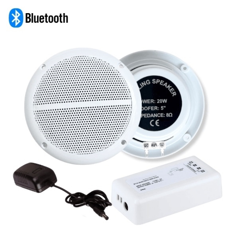 Комплект стереопідсилювач L-Frank Audio HYC1502B та два Bluetooth динаміки