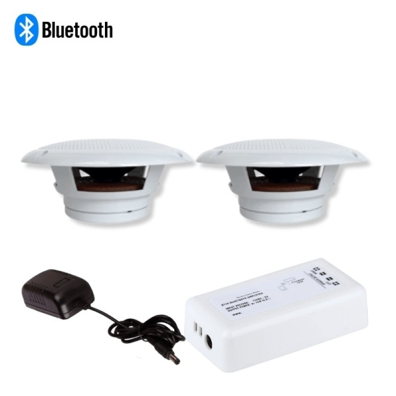 Комплект стереопідсилювач L-Frank Audio HYC1502B та два Bluetooth динаміки